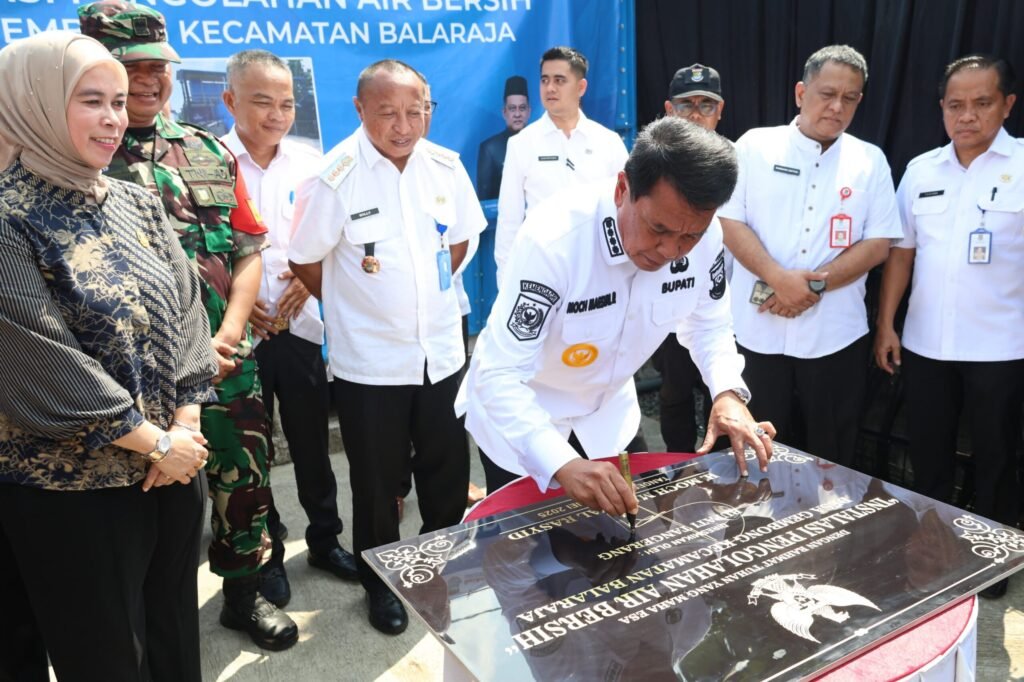 Penuhi Kebutuhan Dasar, Bupati Maesyal Rasyid Resmikan IPA Bersih di Balaraja