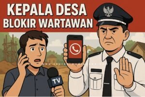 Akses Informasi Dihambat, Kades Kadudamas Dikritik karena Blokir Jurnalis