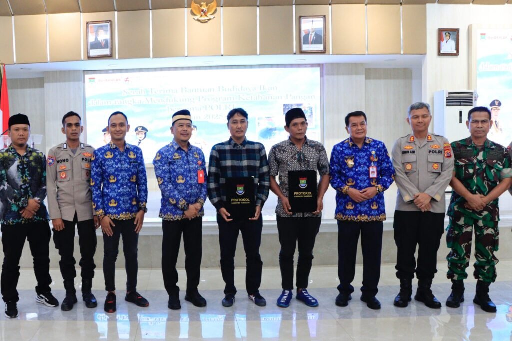 Perkuat Ketahanan Pangan, Bupati Tangerang Distribusikan 100.000 Benih Lele ke 10 Polsek