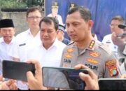 Kapolres Metro Tangerang Kota Bersama Bupati Tangerang Lakukan Ground Breaking Pembangunan Gedung Polsek Sepatan Baru