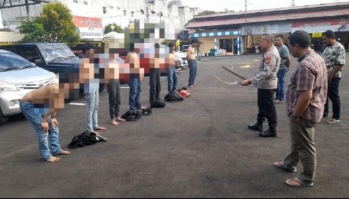 Patroli Polisi Amankan 11 Remaja Diduga Hendak Tawuran di Tangerang, Sajam dan Motor Disita