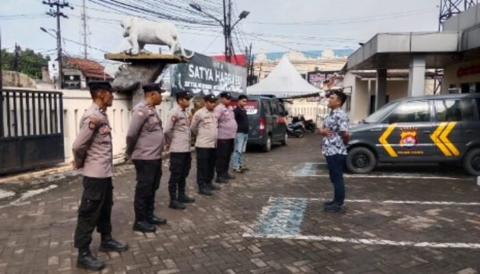 Menjaga Kedisiplinan Anggota, Personil Polsek Cisoka Polresta Tangerang Laksanakan Apel Pagi Dipimpin oleh Kanit Reskrim