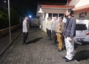 Pawas Polsek Kronjo Pimpin Apel Malam