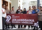 Polresta Tangerang Laksanakan Anjangsana ke Kediaman Aiptu Suryanto yang Sedang Sakit