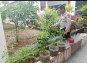 Bripka Fauzi R lakukan Pendataan Pekarangan Bergizi di Desa Kandawati
