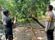 Mendukung Program Ketahanan Pangan Aiptu Sukarna berikan motivasi kepada warga