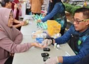 Polresta Tangerang Gelar Pemeriksaan Kesehatan dan Bagikan Kacamata Gratis di Car Free Day