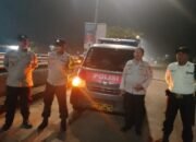 Antisipasi Gangguan Kamtibmas, Anggota Polsek Pasar Kemis Terus Lakukan Patroli Malam