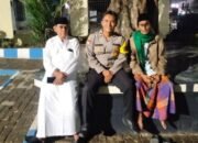 pAnggota Polsek Kresek Aiptu Sukarna kunjungi Tokoh Masyarakat di Desa Patrasana