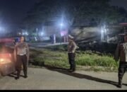 Patroli Malam Polsek Kronjo, Bentuk Komitmen Jaga Keamanan