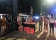 Babinsa Koramil 14/Panongan Melaksanakan Pengamanan Pawai Obor Menyambut Tahun Baru Islam 1447 H