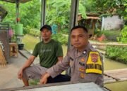 Personil Polsek Mauk Lakukan Giat Sambang Dan Sekaligus Sosialisasi Layanan Polri 110 Kepada Warga