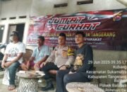 Anggota Bhabinkamtibmas Polsek Balaraja Giat Jum’at Curhat & Sampaikan Pesan Kamtibmas
