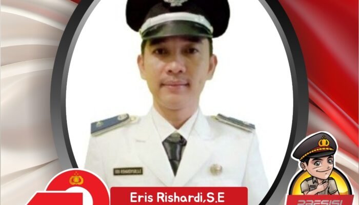 Eris Risharyadi, SE. kepala Desa Carenang Kec. cisoka  Mengucapkan Selamat Hari Bhayangkara Ke-79 Polisi Bersama Masyarakat