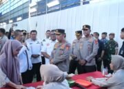 Kapolresta Tangerang Dampingi Kapolri dan Kapolda Banten pada Kegiatan Bakti Kesehatan dan Donor Darah di PT Adis Balaraja