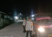 Patroli Malam Polsek Kronjo, Bentuk Komitmen Jaga Keamanan