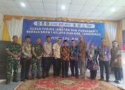 Wakili Danramil, Babinsa Hadiri Sertijab Kepsek SMPN 1 Kelapa Dua