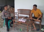 polsek Kresek Bripka Dadang lalukan Sambang Sembari Sosialisasikan Layanan Kepolisian 110