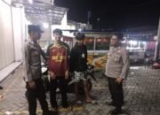 Memberantas kenakalan remaja, Polsek Kresek lakukan Patroli Mobile di Desa Cibetok