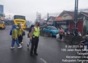 Polsek Cikupa Laksanakan Gatur Lalin Pagi Hari Demi Kelancaran Arus Lalu Lintas