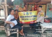 Sambang Warung Bhabinkamtibmas Anggota Polsek Balaraja Mengajak Jaga Kamtibmas di Wilayah