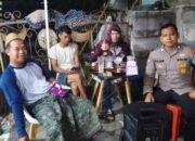 Sambangi Warga Bhabinkamtibmas Polsek Kronjo Sampaikan Himbauan Kamtibmas