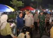 Wujudkan Kamtibmas, Kapolresta Tangerang Bareng Dandim Tigaraksa Patroli Dialogis Jalan Kaki
