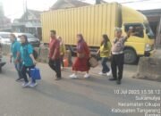 Kanit Lantas Polsek Cikupa Pimpin Protap Sore, Wujudkan Kamseltibcar Lantas di Jalan Raya Serang