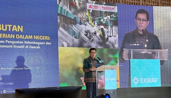 Dirjen Bina Bangda: Daerah Punya Peran Strategis dalam Penguatan Ekonomi Kreatif