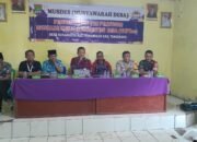 Bhabinkamtibmas Polsek Balaraja Menghadiri Acara (Musdes) Pembentukan Tim Penyusun RKP Desa Sukamulya Tahun 2026