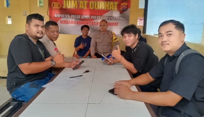 Polsek Pasar Kemis Dengar Keluhan Masyarakat Dan Berikan Solusinya Dalam Jumat Curhat