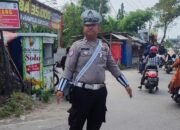 Cegah Kemacetan, Polsek Kronjo Gelar Strong Point Pagi Hari di Pertigaan Pejamuran