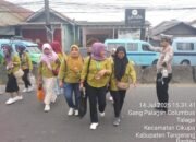 Personel Lantas Polsek Cikupa Laksanakan Pengaturan Lalu Lintas Sore Hari di Pertigaan Columbus