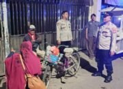 Memberantas kenakalan remaja, Polsek Kresek lakukan Patroli Mobile di Desa Kresek