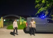 Tekan Kriminalitas Jalanan Personil Polsek Mauk Rutinkan Patroli Malam