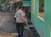Kerja Bakti Usai Kebakaran Ponpes, Kapolsek Cisoka Gercep Gelar Bakso Urat