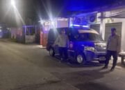 Mengantisipasi terjadinya Kejahatan Jalanan dimalam hari, Ipda Agus pimpin Patroli mobile malam hari