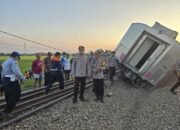 Kereta Api Argo Bromo Anggrek Annlok Di Oagadean Subang, Kapolres Subang Ambil Langkah Penganan Cepat