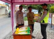Polsek Kronjo Gelar Gerakan Pangan Murah, Beras SPHP Laris Manis