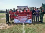 Peringati HUT RI ke-80, Koramil 13/Cisoka, Ikuti Turnamen Sepak Bola