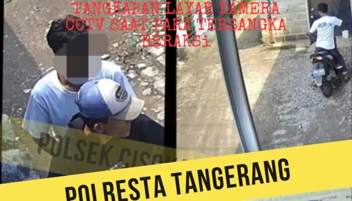 Senyap & Satset, Polsek Cisoka Polresta Tangerang Ungkap Kasus Curanmor yang Rekaman CCTV-nya Viral di Medsos