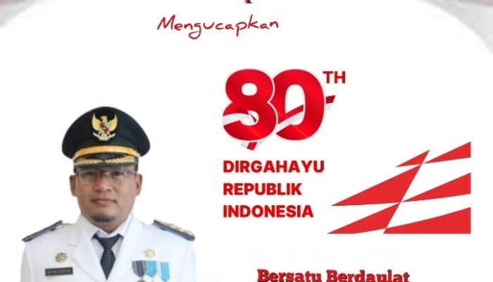 Miftah Shuritho SSTP.MM Camat Sepatan Timur Mengucapkan Dirgahayu RI Ke – 80 Tahun