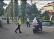 Pergelaran Cepat Anggota Kepolisian Polsek Panongan Laksanakan Strong Point Gatur Lalin Pagi