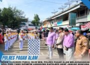 Kapolres dan Walikota Pagar Alam Lepas Gerak Jalan Pelajar Meriahkan HUT RI ke-80