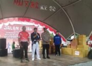 HUT RI ke-80 di Solear Meriah, TNI-Polri Amankan Gerak Jalan