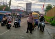 Wujudkan Pelayanan Prima Kepada Masyarakat Anggota Polsek Balaraja Laksanakan Strong Point Pagi di Pertigaan Pospol Sentiong