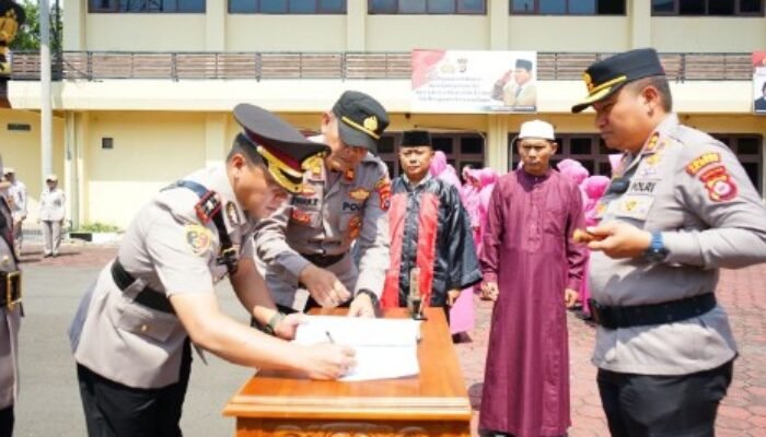 Kompol Arief Nazaruddin Yusuf, S.H., S.I.K, MH Resmi menjabat Wakapolres Cilegon menggantikan Kompol Rifki Seftirian Yusuf, S.I.K., M.H