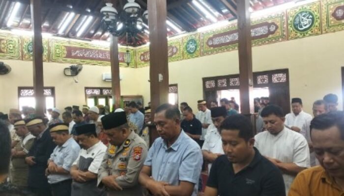 Turut Berbela Sungkawa, Polresta Tangerang Gelar Shalat Gaib untuk Driver Ojol Affan Kurniawan