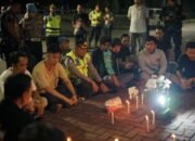 Bersama Komunitas Ojol dan Aktivis Mahasiswa, Kapolresta Tangerang Gelar Aksi Solidaritas Tabur Bunga