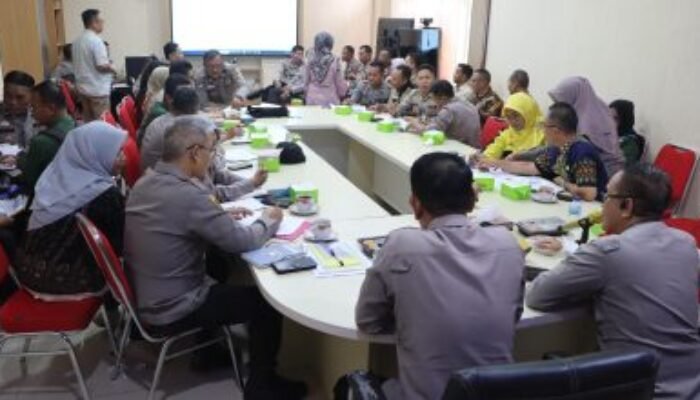 Waka Polres Oku Pimpin Rapat Koordinasi Ketahanan Pangan Lahan Jagung
